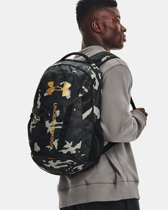 UA Hustle 5.0 Backpack, Black, pdpMainDesktop image number 5